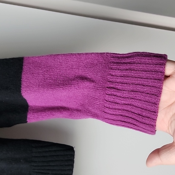 Max & Co Striped 100% Cashmere Cropped Fully Fashioned Sweater - Picture 2 of 9